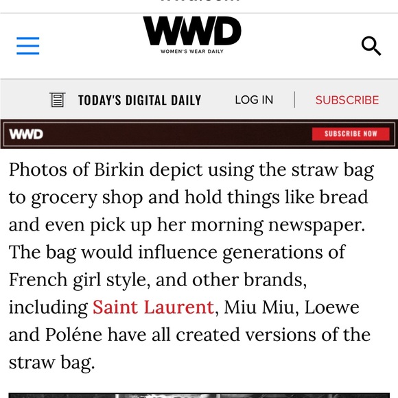 Karl Lagerfeld Paris Antivibes Straw Logo Strap Tote EUC - Picture 15 of 15